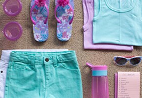 How to organize for camp or vacation