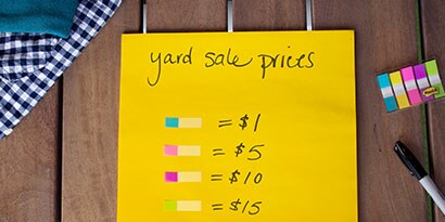 Label your items by price