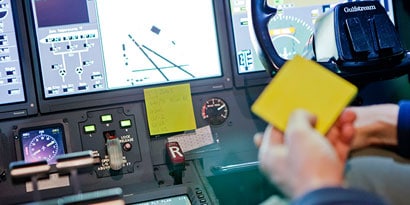 Write them down on a Post-it® Super Sticky Note and stick onto the control panel